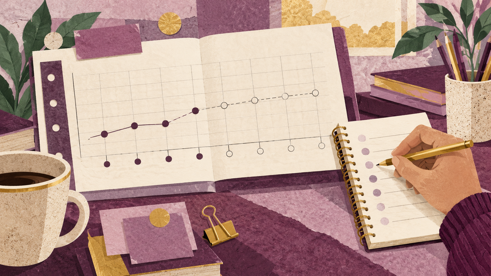 Teacher reviews a progress chart with completed scores and visibly blank probe dates