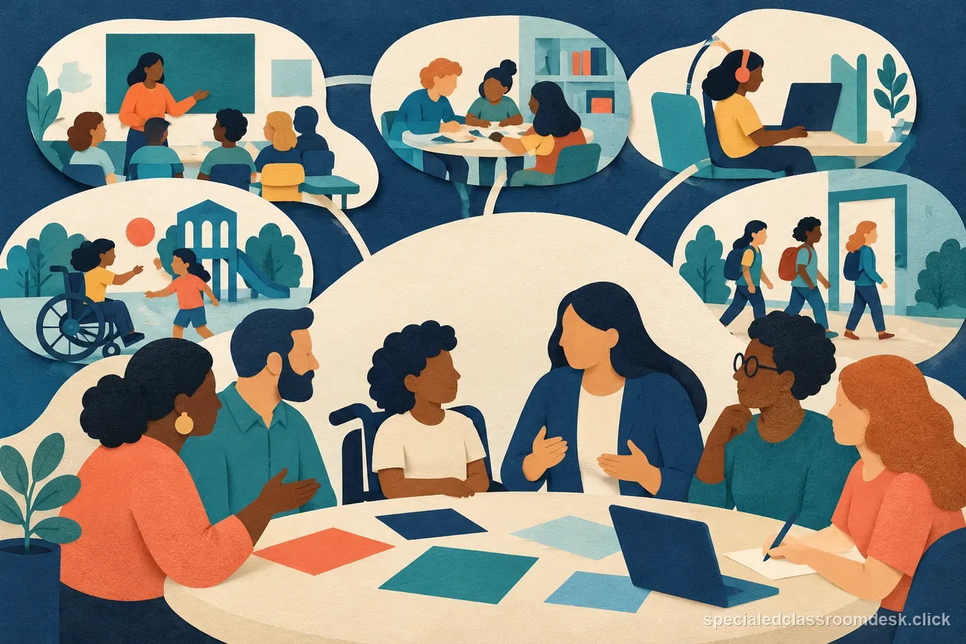 Illustration for Least Restrictive Environment and the Placement Continuum: What the IEP Team Is Actually Deciding
