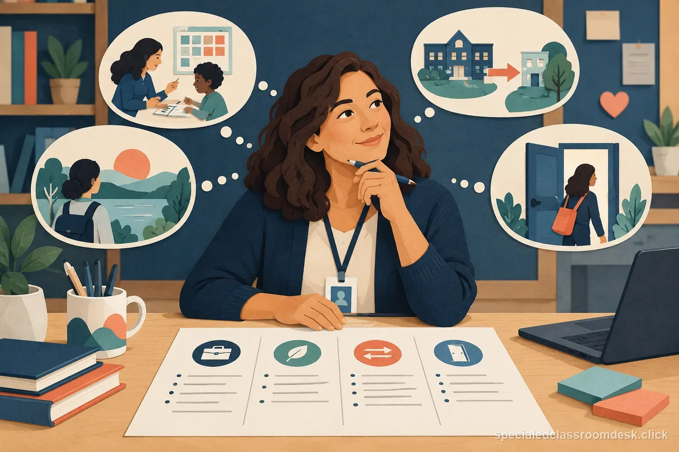 Illustration for Special Education Teacher Burnout: Deciding Between Workload Changes, Leave, Transfer, or Exit